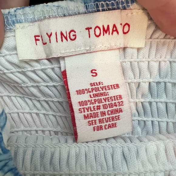 Flying Tomato Dress- Ivory. Size small - Picture 5 of 5